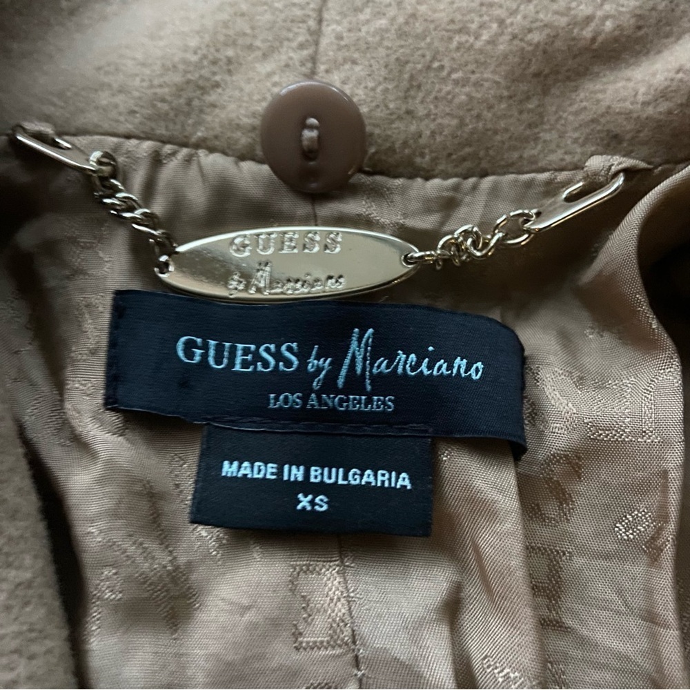Guess by Marciano Tan Trench Coat women’s size XS - Picture 8 of 10